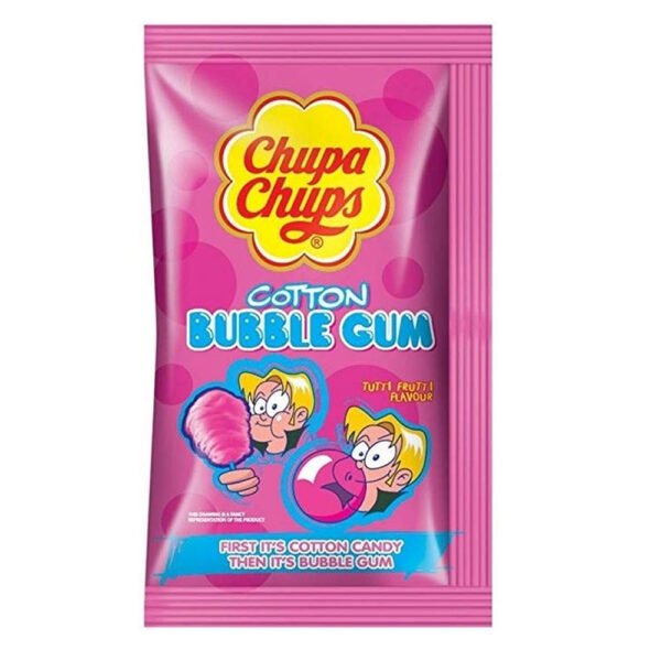Chupa Chups Cotton Bubble Gum 11g Sachet