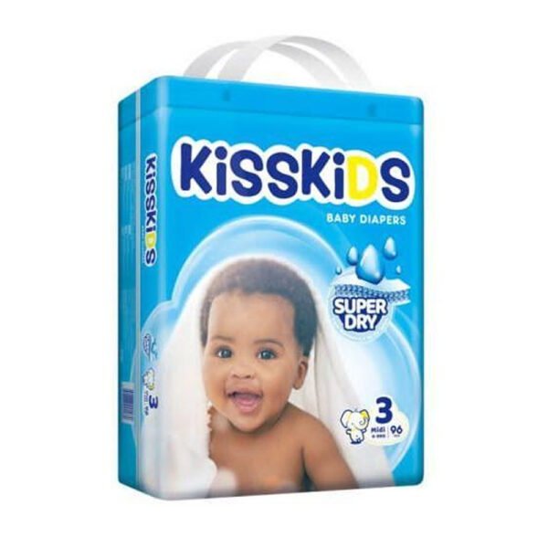 Kisskids Baby Diapers Size 3 X96